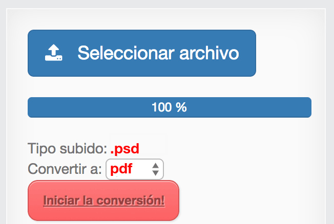 Comment convertir PSD en PDF en ligne